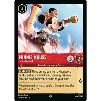Sběratelská karetní hra Minnie Mouse 120/204 - Azurite Sea Typ karty: Non-Holo