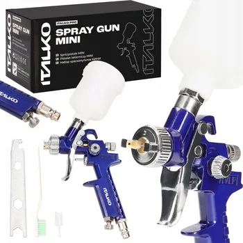 Stříkací pistole MINI LAKOVACÍ PISTOLE HVLP TRYSKA 1.2mm PRO OPRAVY LAKU ITALKO