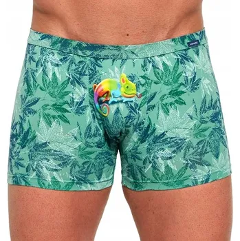 Pánské spodní prádlo CORNETTE Pánské boxerky TATTOO 280/206 Bavlněné CHAMELEON Velikost M