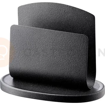 Ocelový držák na ubrousky, černý | STALGAST, 364110