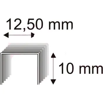 Průmyslová sponka RON-CONMETRON SPONKY RON 342/10MM PRO GÜDE KN14 KARTON 7000 KS ČALOUNICKÉ