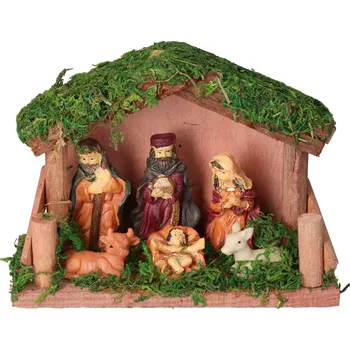Vánoční dekorace Vánoční betlém s figurkami – dekorace, DEKORACE