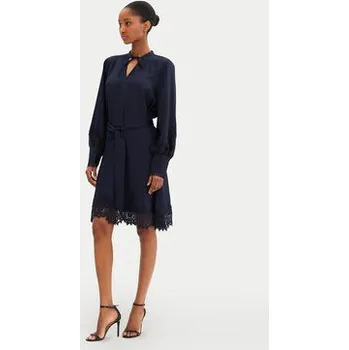 Dámské šaty Bruuns Bazaar Každodenní šaty Felicia BBW4269 Tmavomodrá Loose Fit 38