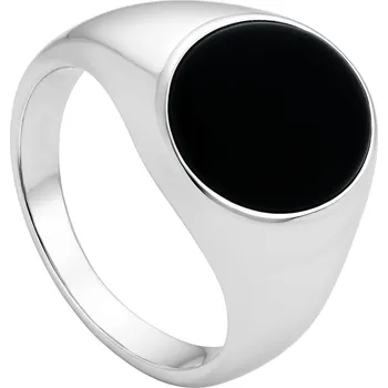 Prsten Olivie Pánský stříbrný prsten ONYX 9359 Velikost prstenů: 8 (EU: 57-58), Pohlaví: Pánské Ag 925; ≤6 g.