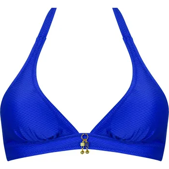Dámské plavky Plavková podprsenka zavazovací ANTIGEL (EBB2707-06), Barva modrá, Velikost 75B