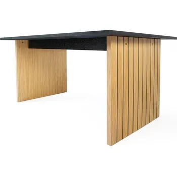 Jídelní stůl Jídelní stůl s deskou v dubovém dekoru 90x160 cm Stripe – Woodman ID_1526408