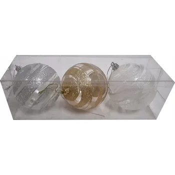 Vánoční dekorace Vánoční Baňky průhledné, vánoční vánoční koule na stromeček