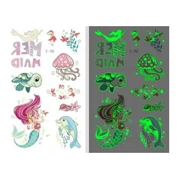 Tetování Smyvatelné tetování pro děti SVÍTÍCÍ OCEAN EI192