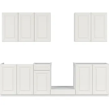 Kuchyňská linka Black red white Older kuchyňská sestava 260