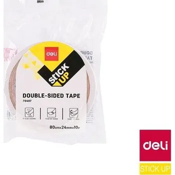 Lepicí páska Oboustranná lepící páska 24mmx9m STICK UP DELI E30407