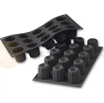 Kuchyňská sůl Silikonová forma na monoporce, 15 otvorů 45x45 mm - 30SF059 | MARTELLATO, Bordelais