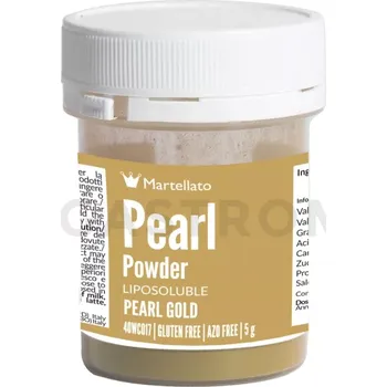 Výroba svíčky Práškové barvivo 5 g - perleťově zlaté | MARTELLATO, Pearl powder