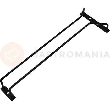 Barová židle Věšák na sklenice 1-řadý, černý, 400 mm | STALGAST, 478011