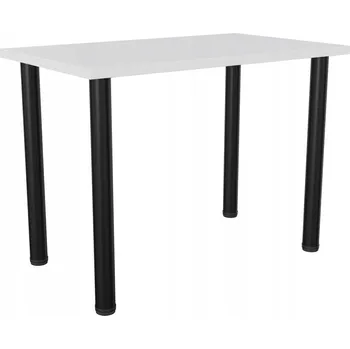 Jídelní stůl Stůl PLATAN ROOM obdélníkový 100 x 60 x 71 cm bílý, černý