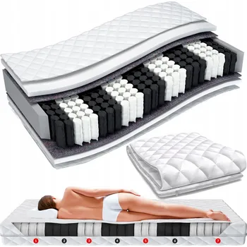 Matrace Matrace s taštičkovými pružinami ŚpijZdrowo 120 x 200 x 16 cm H3