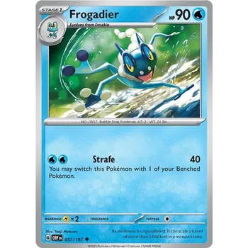 Karetní hra Frogadier 057/197 - Obsidian Flames Typ karty: Cosmos Holo