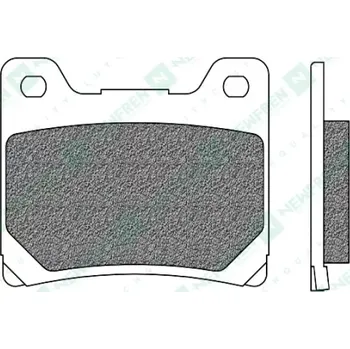 Brzdová destička brzdové destičky, NEWFREN (směs ROAD TOURING SINTERED) 2 ks v balení M502-855