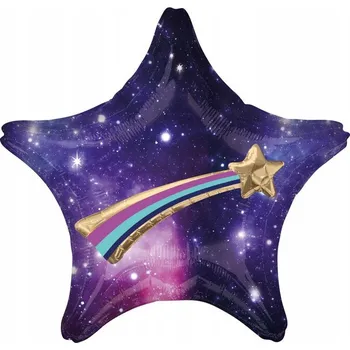 Balónek Fóliový balónek "Kosmická Hvězda", AMSCAN, 28" STR
