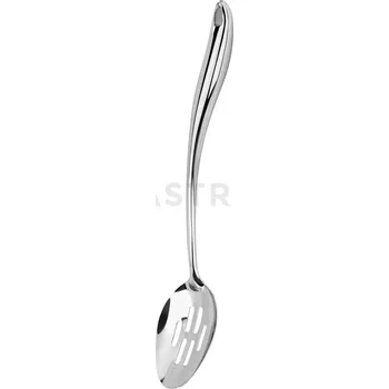 Nerezový dřez Perforovaná servírovací lžíce s otvorem pro zavěšení, 395 mm | STALGAST, 320031