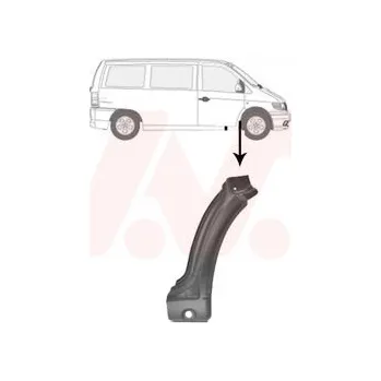 Blatník karosérie Blatník VAN WEZEL 3078156