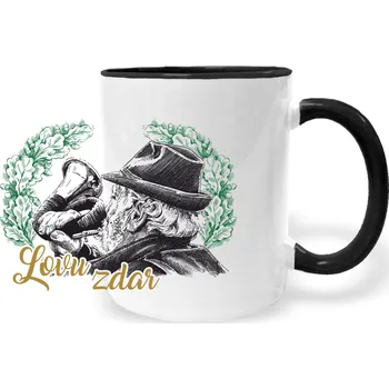 Hrnek - Myslivec Barva: Černá