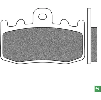 Brzdová destička brzdové destičky, NEWFREN (směs ROAD TOURING SINTERED) 2 ks v balení M502-966