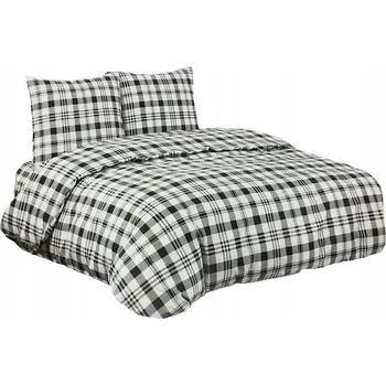 Povlečení POVLEČENÍ 160x200 BAVLNA SATÉN SADA 3 SADA POVLEČENÍ 2 POVLAKY NA POLŠTÁŘE 70x80 KOSTKA