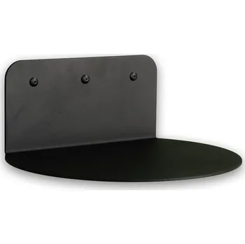 police Černá kovová police 30 cm Flex – Spinder Design ID_1616492