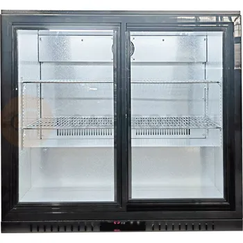 Barová chladicí vitrína, dvoudveřová, posuvné dveře, 198 l | STALGAST, 882214