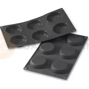 Kuchyňská sůl Silikonová forma na monoporce, 6 otvorů 70x17 mm - 30SF046 | MARTELLATO, Flan