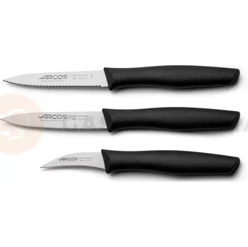Kuchyňský nůž Sada loupacích nožů, černá, mm | ARCOS, Nova
