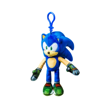 P.M.I. Sonic Prime - Plyšový přívěsek 15cm - Sonic zelené boty