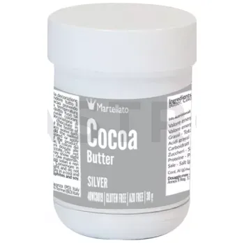 Potravinářské barvivo Barvivo na bázi kakaového másla 30 g - šedé | MARTELLATO, Colour cocoa butter