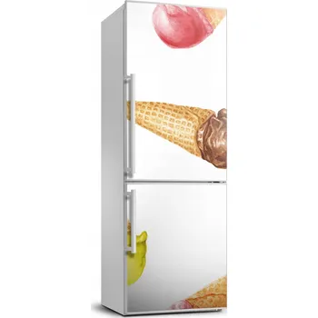 Fototapeta Samolepka na ledničku Zmrzlina v kornoutu 70x190