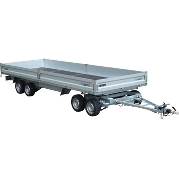 Přívěs k motorovému vozidlu Čtyřosý točnicový přívěs AGD 3500kg 6060x2440mm