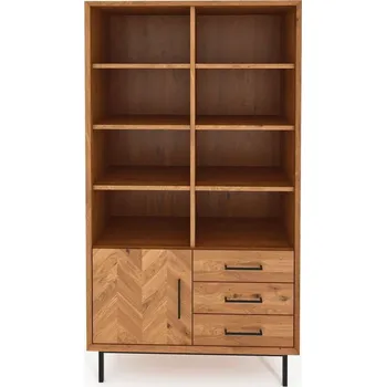 Knihovna Knihovna z dubového dřeva v přírodní barvě 97x176 cm Abies – The Beds ID_1553168