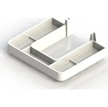 Koupelnový nábytek In-Design Vklad s límcem pro výřez pod umyvadlo/dřez bílý 365x321