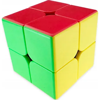 Hlavolam ORIGINÁLNÍ SEŘÍZENÁ KOSTKA 2x2 RYCHLÁ KOSTKA 2x2x2 + STOJÁNEK DÁREK