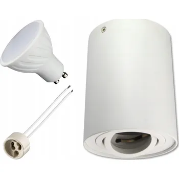 Bodové svítidlo Přisazené pohyblivé bodové svítidlo BÍLÉ LED GU10 2W