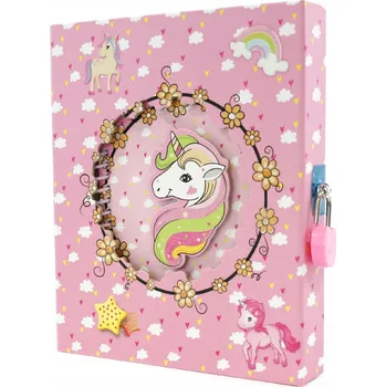 PAMÁTNÍK ZAMYKATELNÝ NA ZÁMEK NOTES Jednorožec