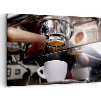 Obraz Velký obraz do obývacího pokoje xxl 120x80 káva moderní fotoobraz na plátně obrazy