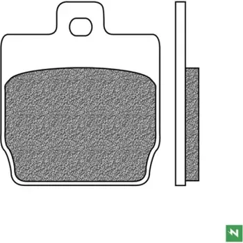 Brzdová destička brzdové destičky, NEWFREN (směs SCOOTER ACTIVE ORGANIC) 2 ks v balení M502-1023