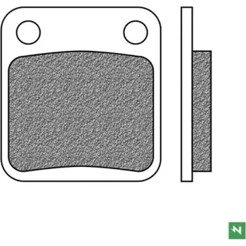 Brzdová destička brzdové destičky, NEWFREN (směs OFF ROAD DIRT ORGANIC) 2 ks v balení M502-949