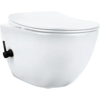 Deante Peonia záchodová mísa závěsná bez splachovacího kruhu bílá lesk CBP_6WNW