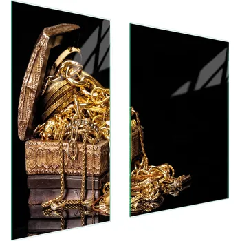 Kuchyňské prkénko Krájecí deska TMK ArtDeko sklo 2 ks