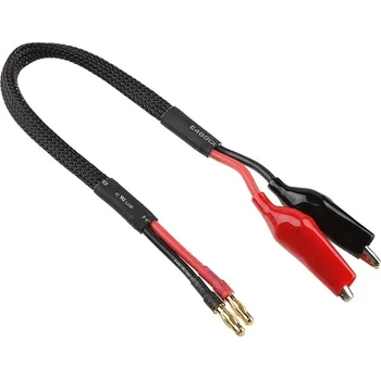 RC vybavení Nabíjecí kabel - G4 na krokosvorky - 14 AWG/ULTRA V+ Silikon Kabel - 30cm