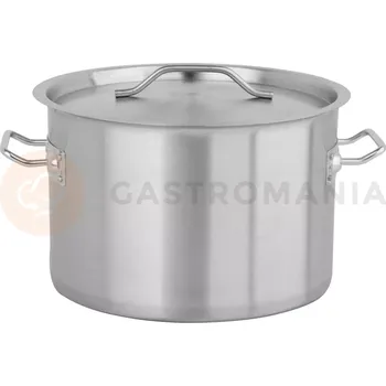 Nízký hrnec s poklicí 30x20 cm 14 l | YATO, YG-00047