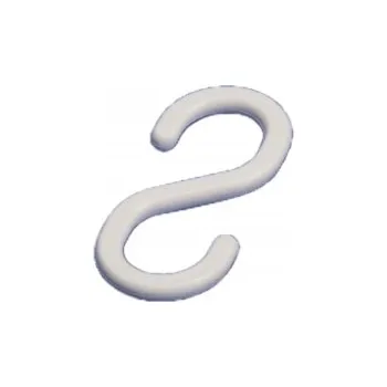 Věšák Háček S 50 mm bílý 10 ks