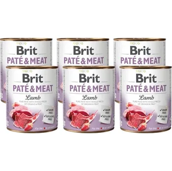 BRIT PATE & MEAT LAMB 6x800g