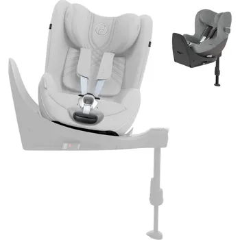 Autosedačka CYBEX Platinum Sirona T i-Size Plus Platinum White + letní potah Grey